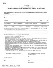 Idaho Sp 113 Form